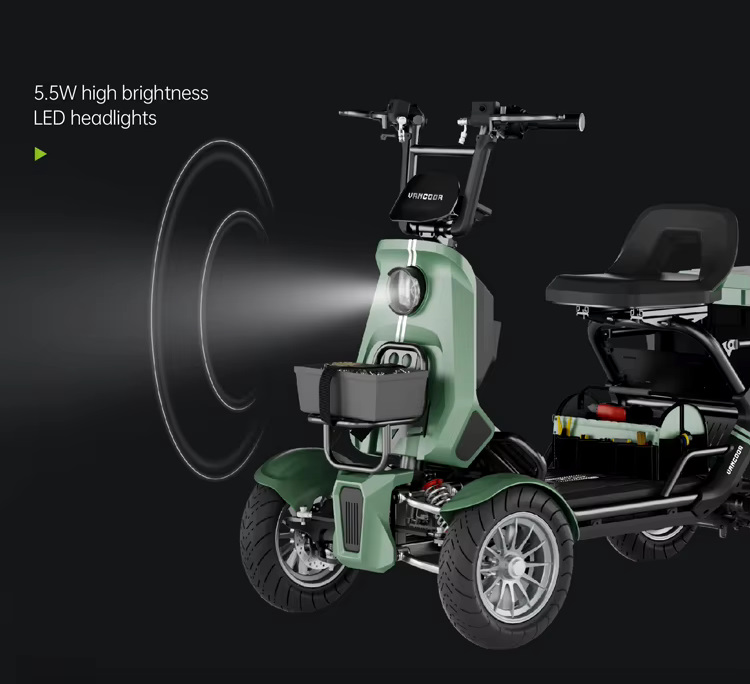 特定小型原付コアライトキャディー｜高照度ヘッドライト｜免許不要の多目的ビークルはトライクスジェイピーで販売しています。