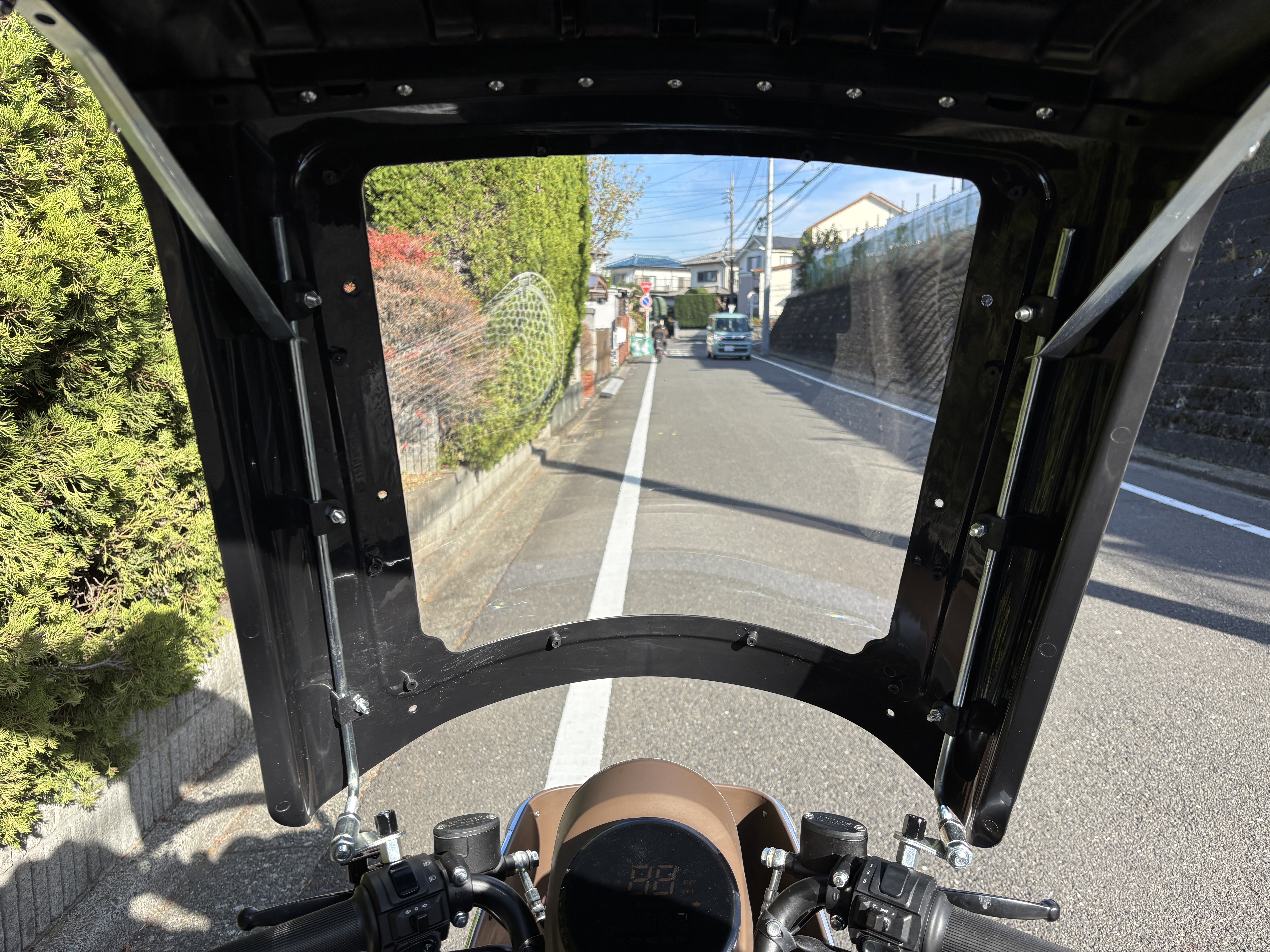 免許がいらない4輪電動モビリティーコアライトD4のドライブレコーダー