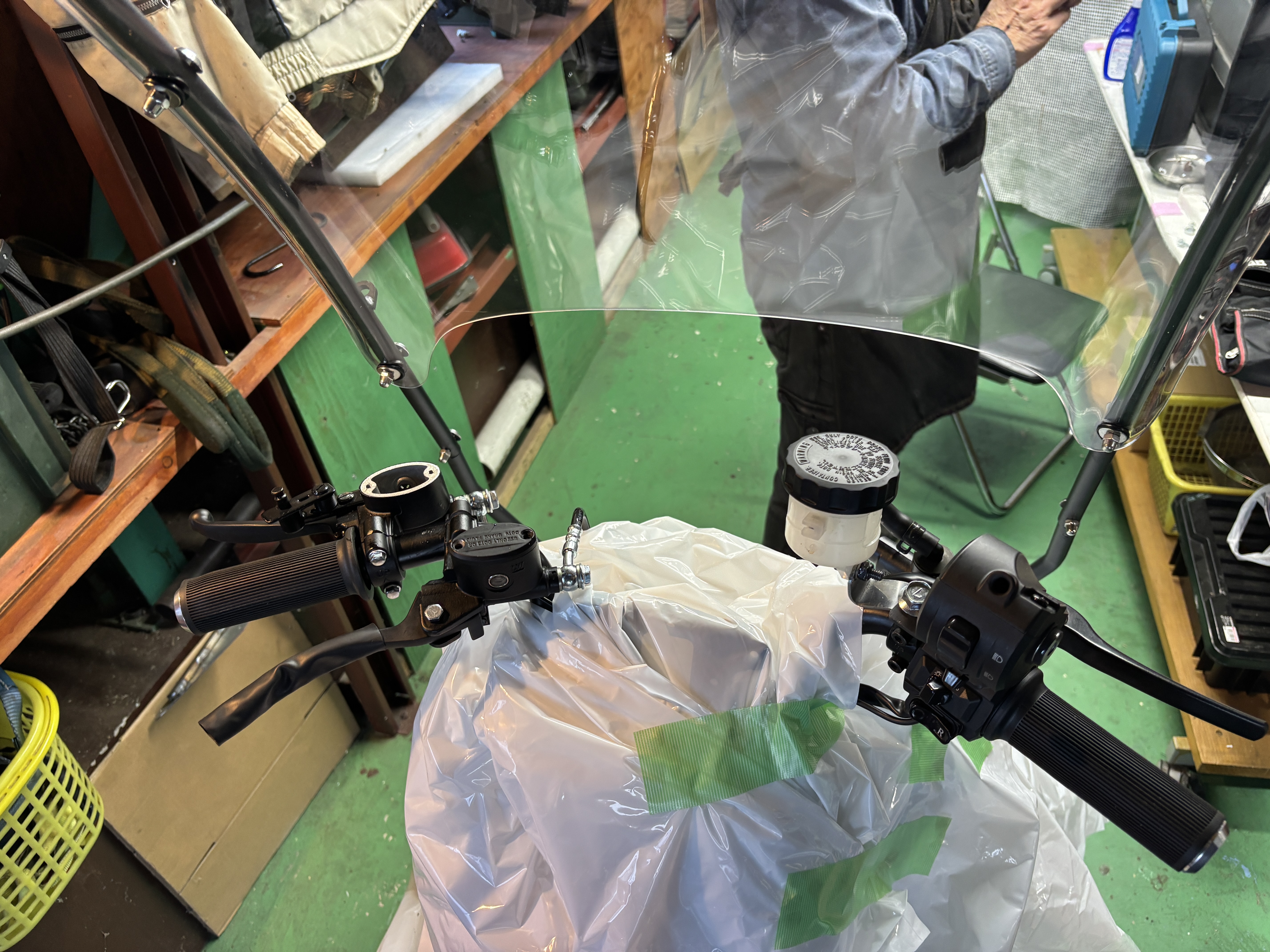 左麻痺者仕様コンビブレーキ＆集中スイッチ加工承ります