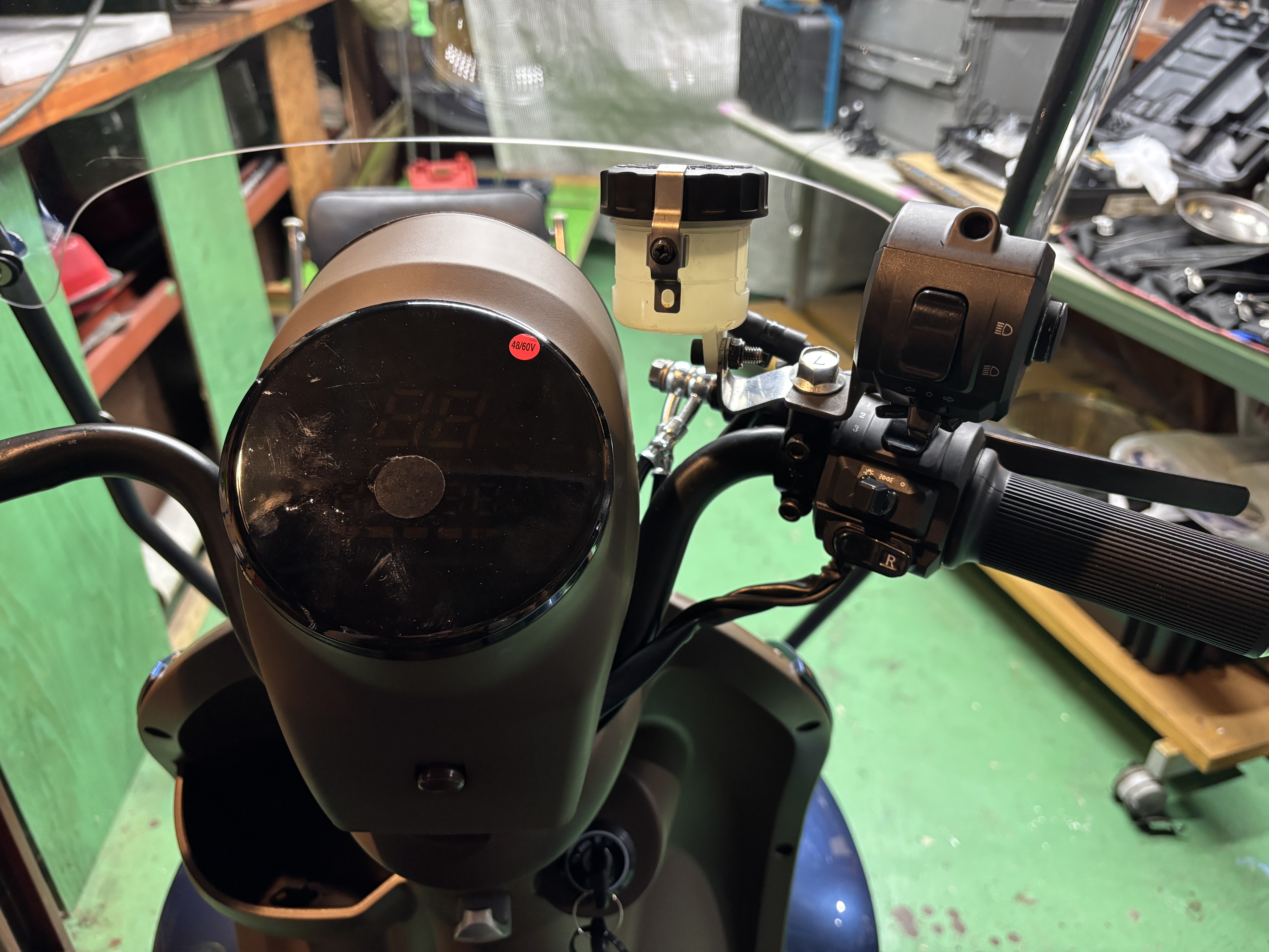 左麻痺者仕様コンビブレーキ＆集中スイッチ加工承ります