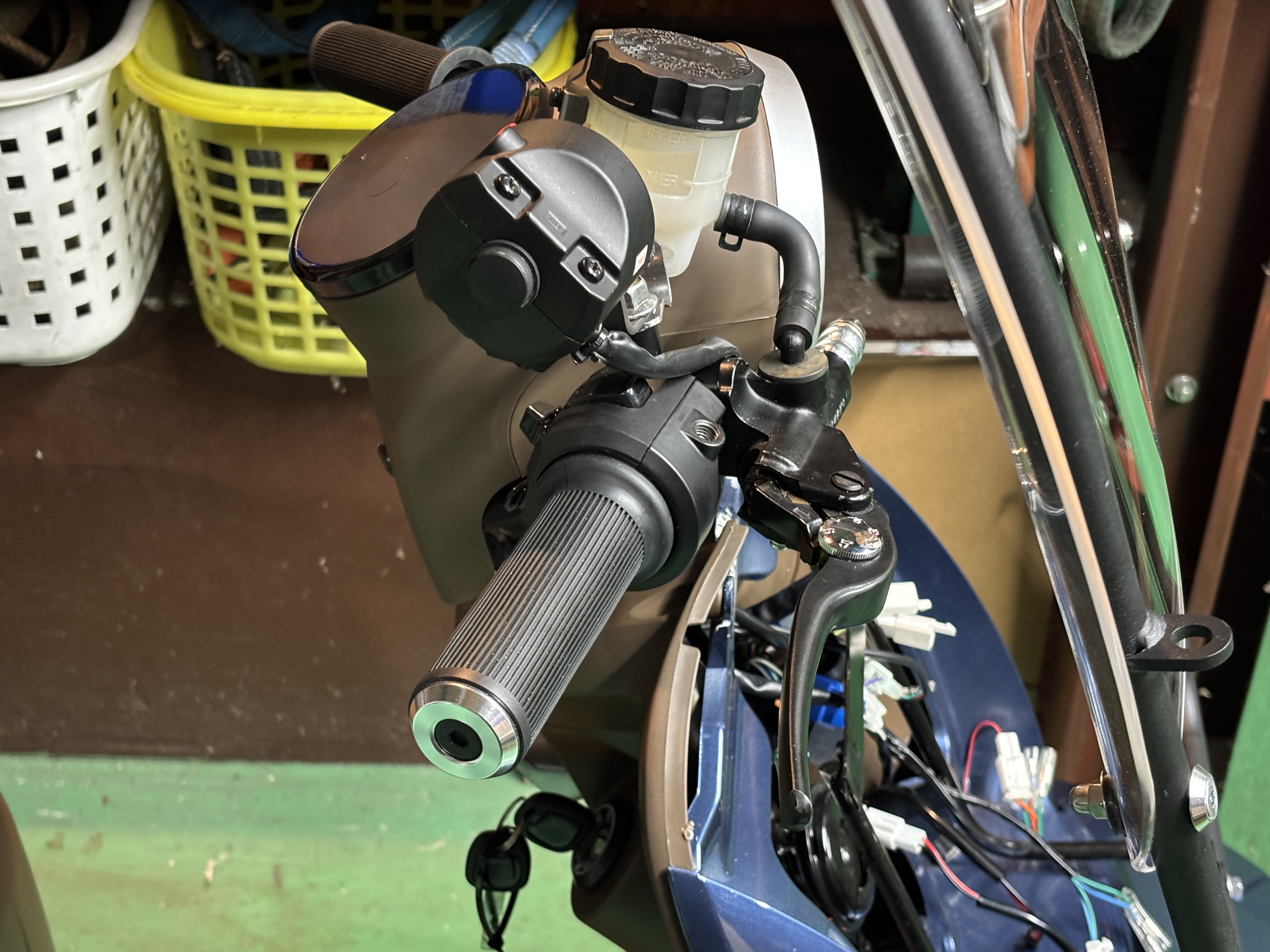 左麻痺者仕様コンビブレーキ＆集中スイッチ加工承ります